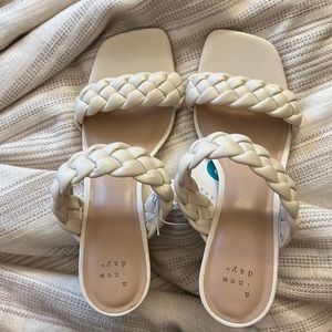 Brand new a new day basil heels